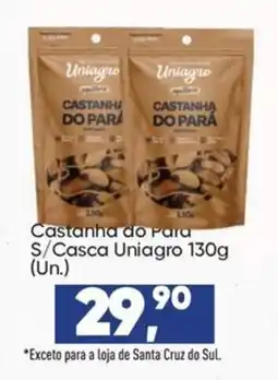 Imec Supermercados Castanha do para s/casca unia gro oferta