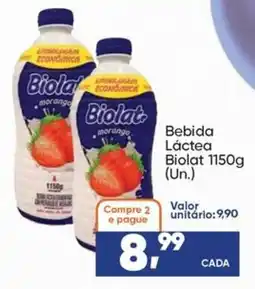 Imec Supermercados Bebida Láctea Biolat oferta