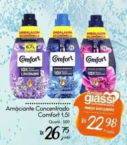 Giassi Supermercados Amaciantes concentrado comfort 1,5l oferta