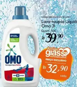Giassi Supermercados Lava-roupas Líquido Omo 3l oferta