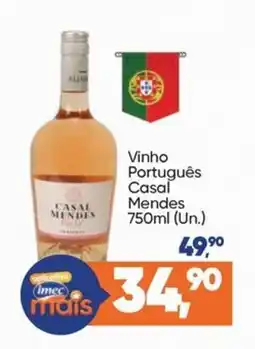 Imec Supermercados Vinho Português Casal Mendes oferta