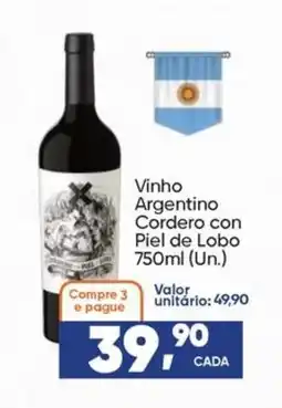 Imec Supermercados Vinho Argentino Cordero con Piel de Lobo oferta