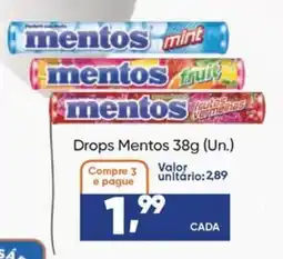 Imec Supermercados Drops Mentos oferta