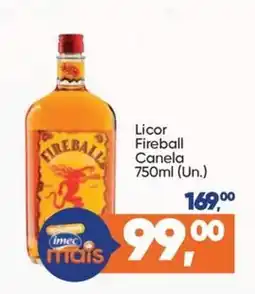 Imec Supermercados Licor fireball canela oferta