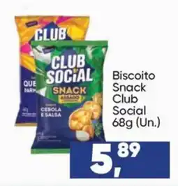 Imec Supermercados Biscoito snack club social oferta
