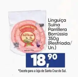 Imec Supermercados Linguiça Suína Parrillera Borrússia oferta