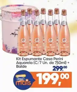 Imec Supermercados Kit Espumante Casa Perini Aquarela oferta