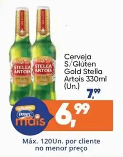 Imec Supermercados Cerveja S/ Glúten Gold Stella Artois oferta