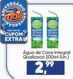 Imec Supermercados Água de Coco Integral Qualicoco oferta