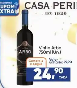 Imec Supermercados Vinho Arbo oferta