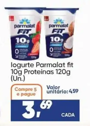 Imec Supermercados logurte parmalat fit 10g proteinas oferta