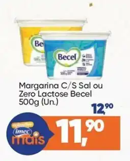 Imec Supermercados Margarina c/s sal ou zero lactose becel oferta