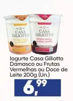 Imec Supermercados Iogurte casa giliotto damasco ou frutas vermelhas ou doce de leite oferta