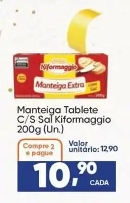 Imec Supermercados Manteiga Tablete C/S Sal Kiformaggio oferta