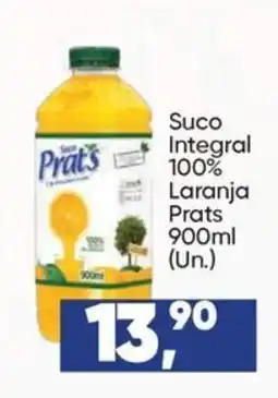Imec Supermercados Suco integral 100% laranja prats oferta