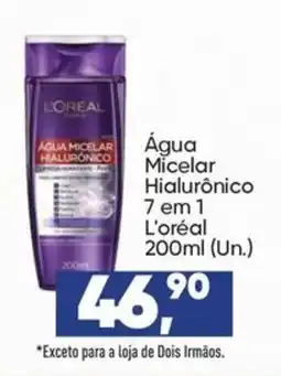 Imec Supermercados Água micelar hialurônico oferta