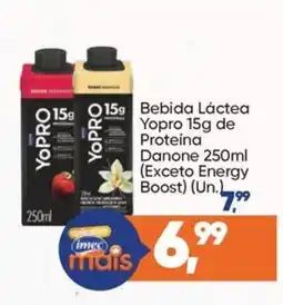 Imec Supermercados Bebida Láctea Yopro 15g de Proteína Danone 250ml (Exceto Energy Boost) oferta