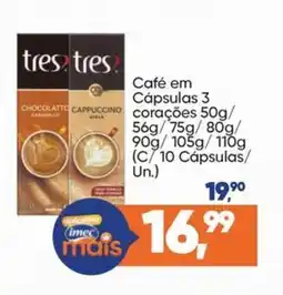 Imec Supermercados Café em Cápsulas 3 corações oferta