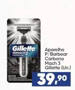 Imec Supermercados Aparelho P/Barbear Carbono Mach 3 Gillette oferta