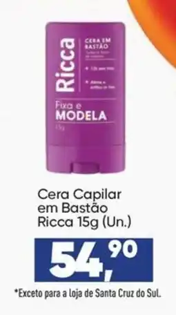 Imec Supermercados Cera capilar em bastão ricca oferta