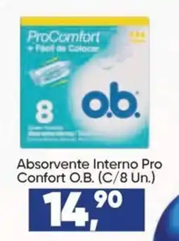 Imec Supermercados Absorvente interno pro confort o.b. oferta