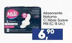 Imec Supermercados Absorvente Noturno C/Abas Suave Mili oferta
