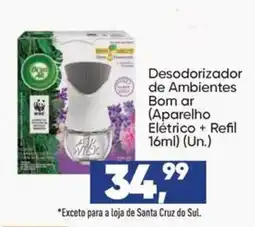 Imec Supermercados Desodorizador de Ambientes Bom ar oferta