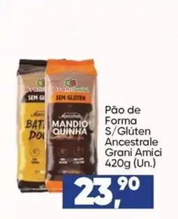 Imec Supermercados Pão de Forma S/Glúten Ancestrale Grani Amici oferta