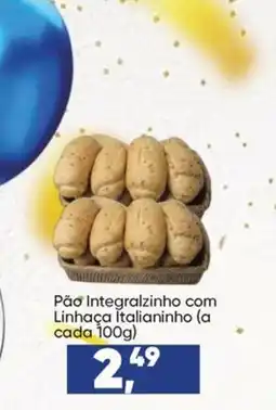 Imec Supermercados Pão Integralzinho com Linhaça Italianinho oferta