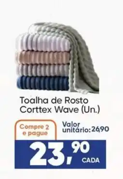 Imec Supermercados Toalha de Rosto Corttex Wave oferta