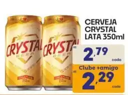 Supermercados Avenida Cerveja crystal oferta