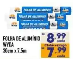 Supermercados Avenida folha de alumínio wyda oferta