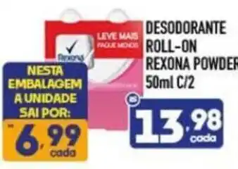 Supermercados Avenida Desodorante roll-on rexona powder oferta