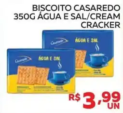 Lider Atacadista Biscoito casaredo água e sal/cream cracker oferta