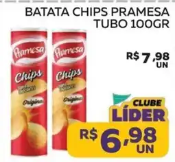Lider Atacadista Batata chips pramesa oferta