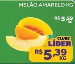 Lider Atacadista melão amarelo oferta