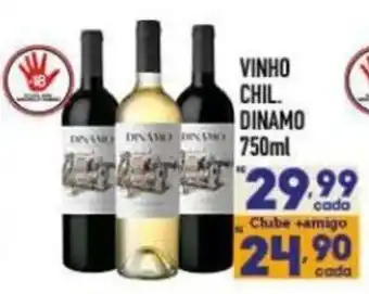 Supermercados Avenida vinho chil. dinamo oferta