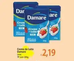 Atacadão Damare - creme de leite oferta