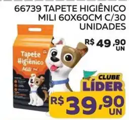 Lider Atacadista Tapete higiênico mili oferta