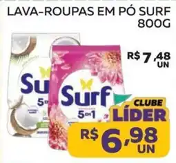 Lider Atacadista Lava-roupas em pó surf oferta