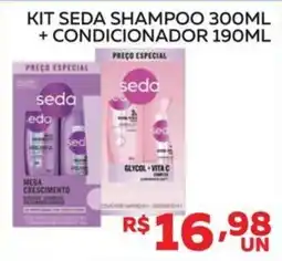 Lider Atacadista Kit seda shampoo + condicionador oferta