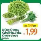 Atacadão Alface crespa/ cebolinha/salsa oferta