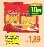 Atacadão Q delicia - macarrão com ovos oferta