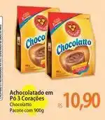 Atacadão 3 corações - achocolatado em po oferta