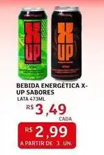 Sabores - bebida energetica x-up