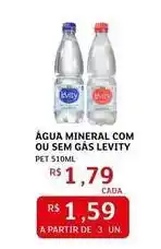 Assaí Atacadista Levity - agua mineral com ou sem gas oferta