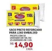 Assaí Atacadista Embalixo - saco preto reforçado para lixo oferta