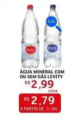 Assaí Atacadista Levity - água mineral com ou sem gas oferta