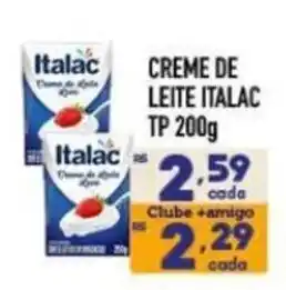 Supermercados Avenida Creme de leite italac oferta