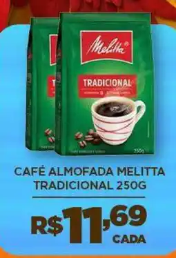 DB Supermercados Café almofada melitta tradicional oferta